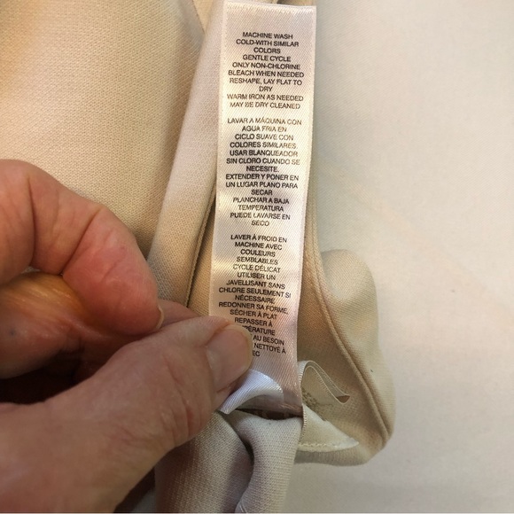 Chico’s Women’s Pant Cropped Dressy Flat Front Straight or Wide Leg Side Zip - Picture 8 of 9